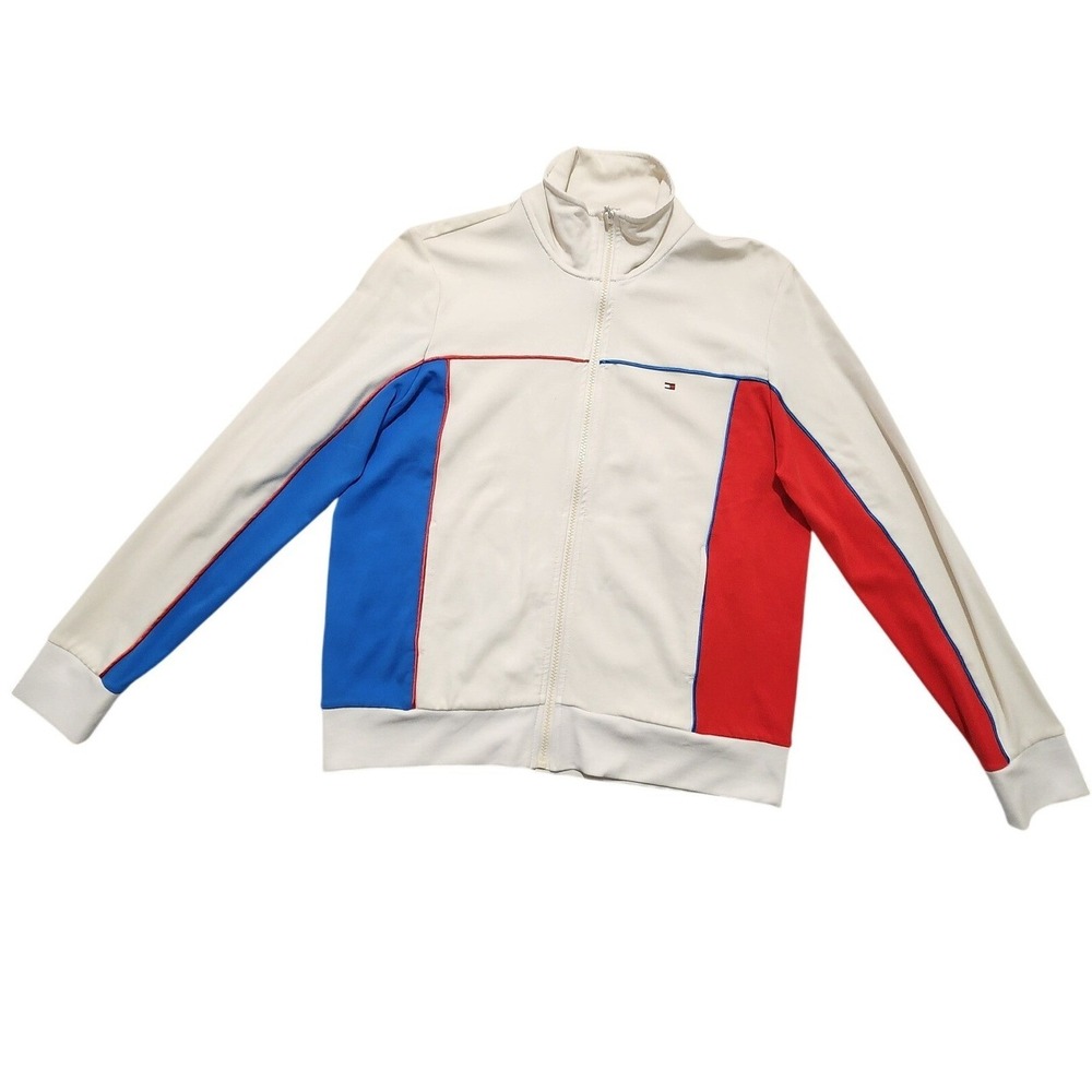 Tommy Hilfiger Sport Women's Color block Full Zip Track Jacket Size M